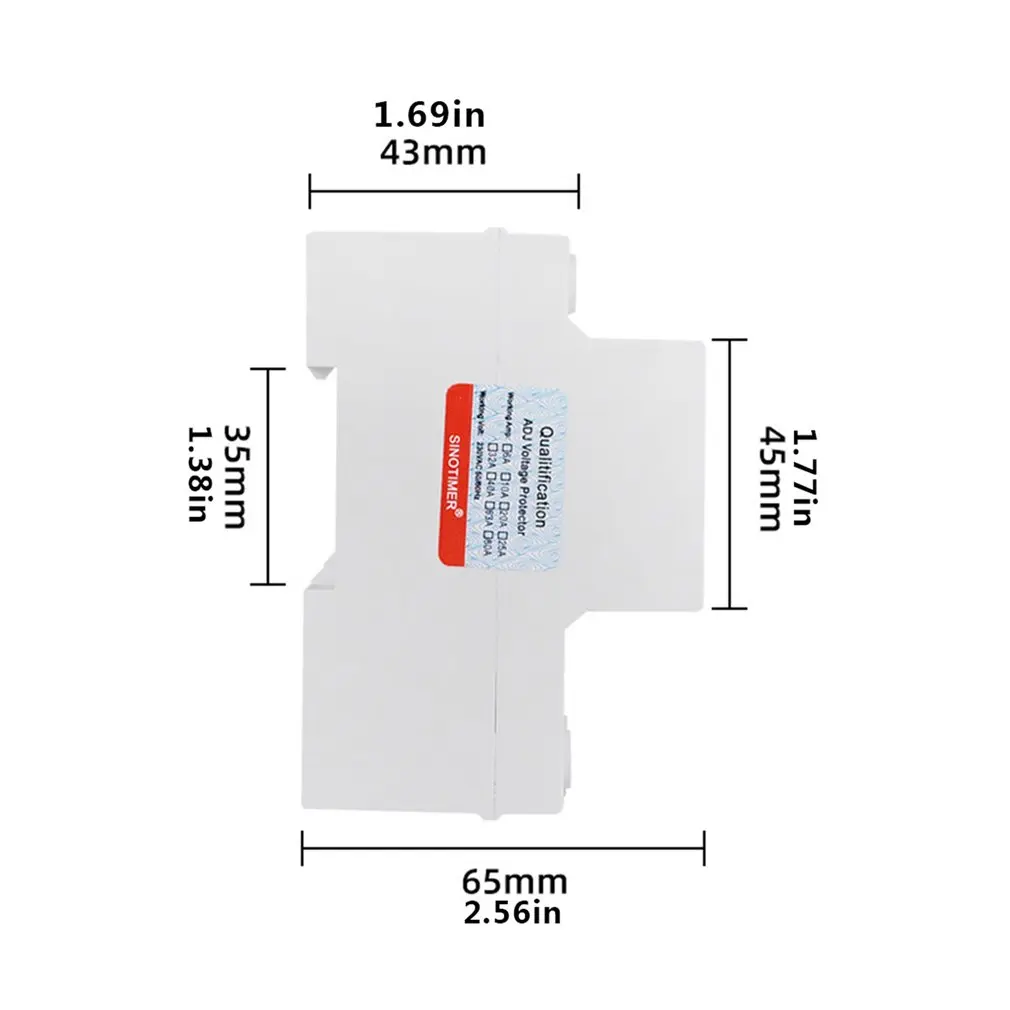 

Din Rail 3 Phase Voltage Relay 380V Voltmeter Over And Under Voltage Monitors Relays Protectors Adjust Current Overvoltage