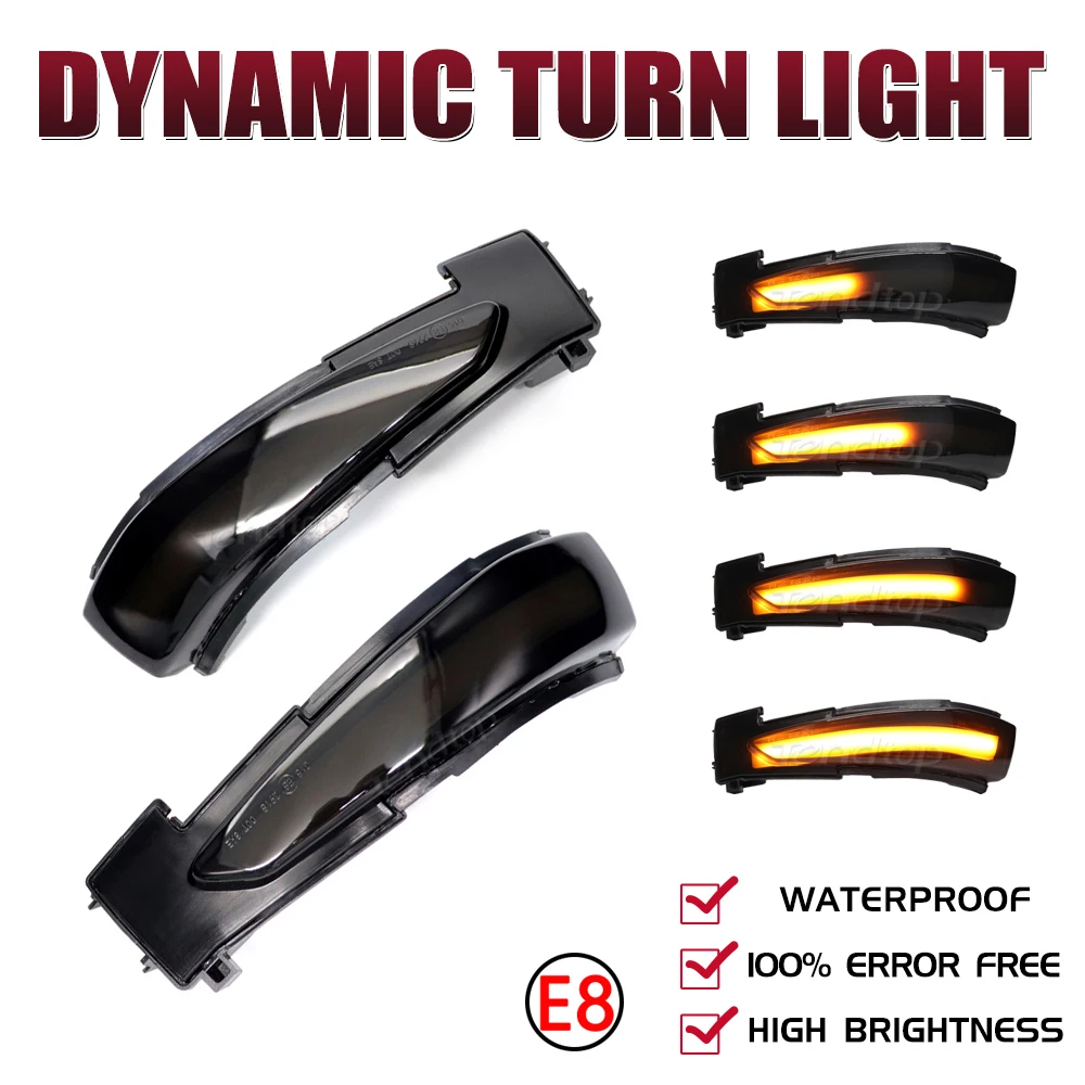 

For Peugeot 508 SW For Citroen DS5 C4 Picasso Grand Picasso II Side Mirror Light Turn Signal Rear Review Indicator Lamp Amber