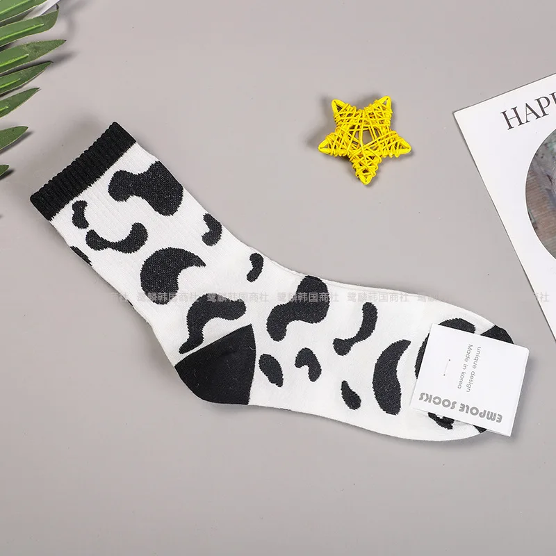 

Women Socks Cotton Zebra Pattern Cartoon Sock Woman Colorful Unisex High Funny Novelty Sox Spring Autumn Female Trendy Skarpetki