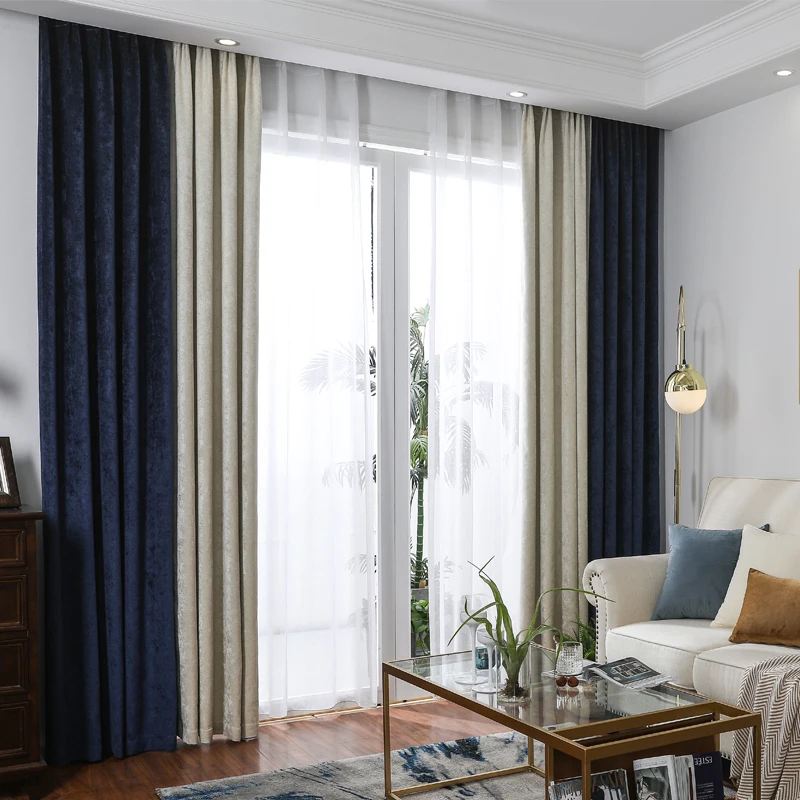 Роскошные плотные бархатные занавески для гостиной столовой спальни простые