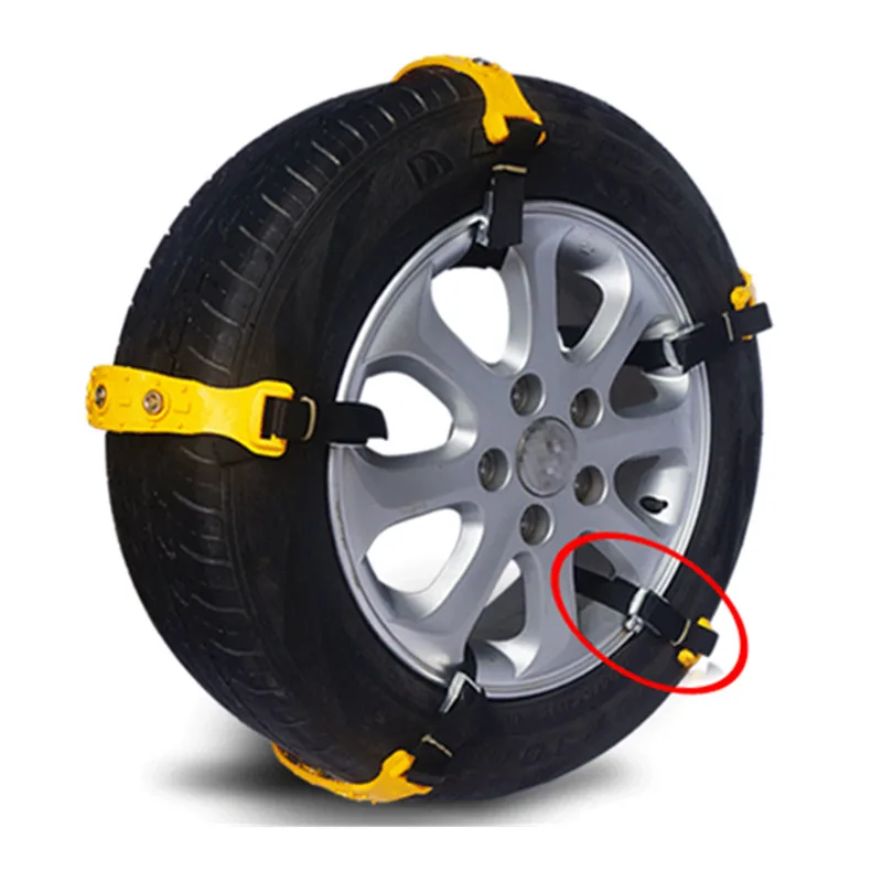 

5/10Pcs Car Snow Chains Adjustable Anti-skid Auto Tire Wheel Emergency Chain Safety Drivr for Snow Ice Mud Road Winter Outdoor
