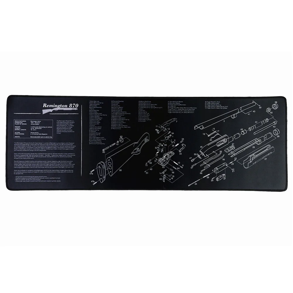 Большой чистящий коврик для ружья Remington 870 12/20 Калибр страйкбола охотничьего