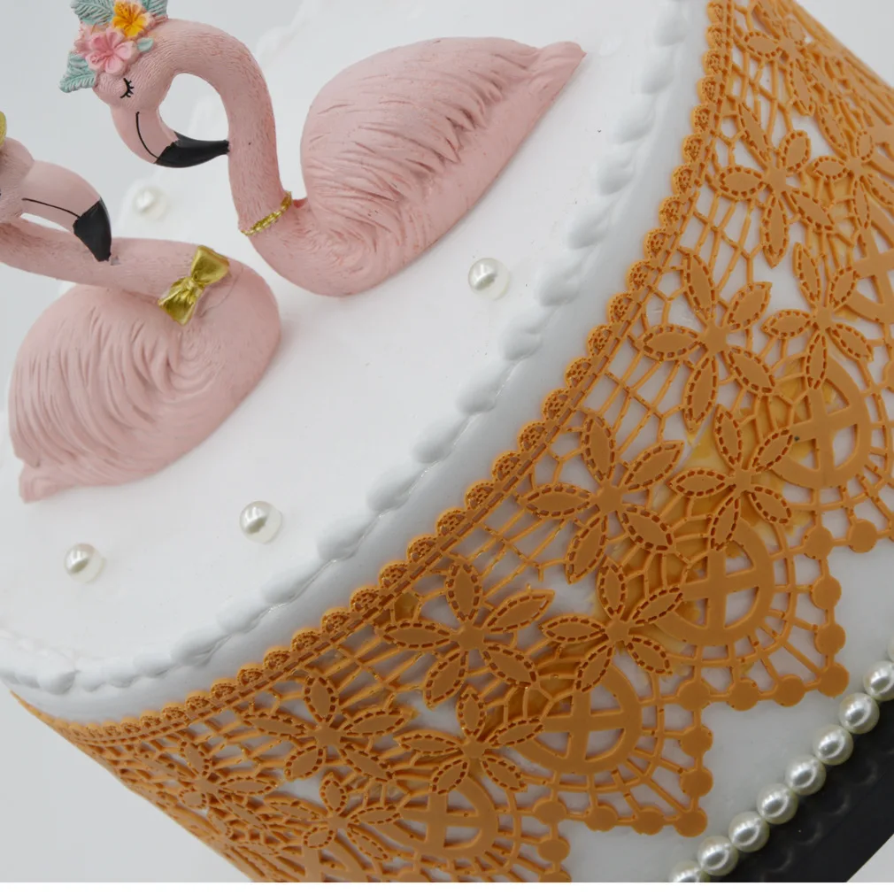 Новинка кружевной коврик силиконовая форма для помадки торта сделай сам