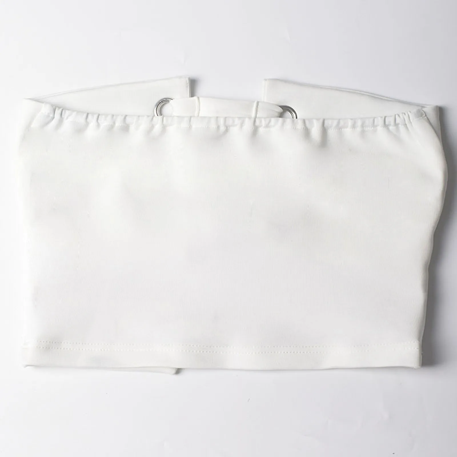 

Women's Fashion Casual Solid Color Sleeveless Slim Sexy Chest Binding Vest