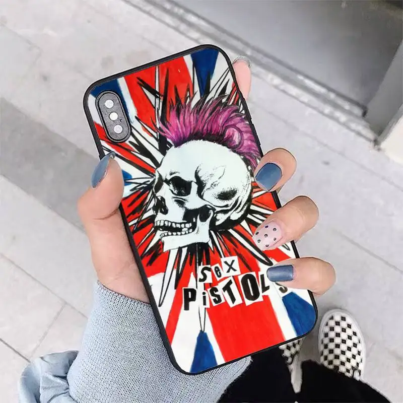 Punk Rock Phone Case for iPhone 13 11 12 pro XS MAX 8 7 6 6S Plus X 5S SE 2020 XR cover