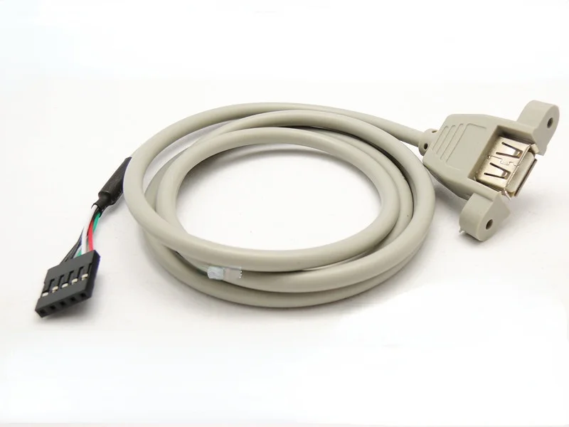 1 м медный сердечник USB перегородка кабель интерфейсный расширения один порт без