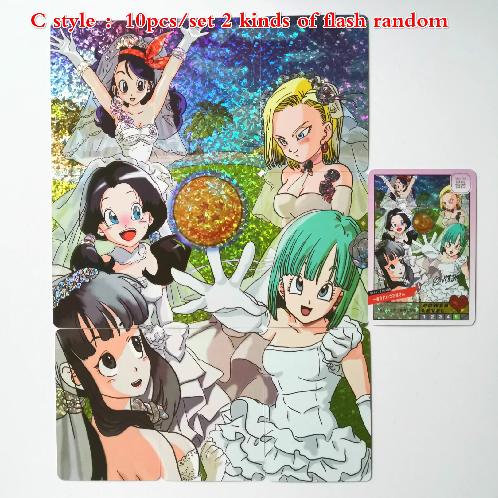 C 27 стилей Dragon Ball Z Super Ultra Instinct Limited BREAK часы в советском стиле игра флэш-карта Коллекция аниме-открытки - Цвет: C