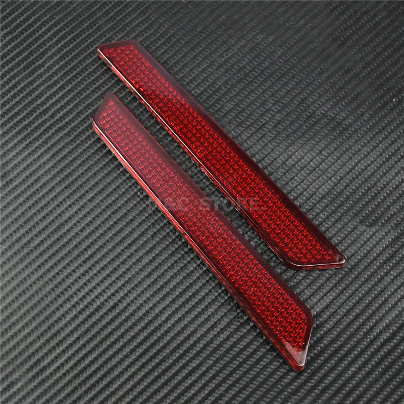 2 шт. защита седельной сумки для мотоцикла отражатель ABS крышки с защелкой Harley Touring