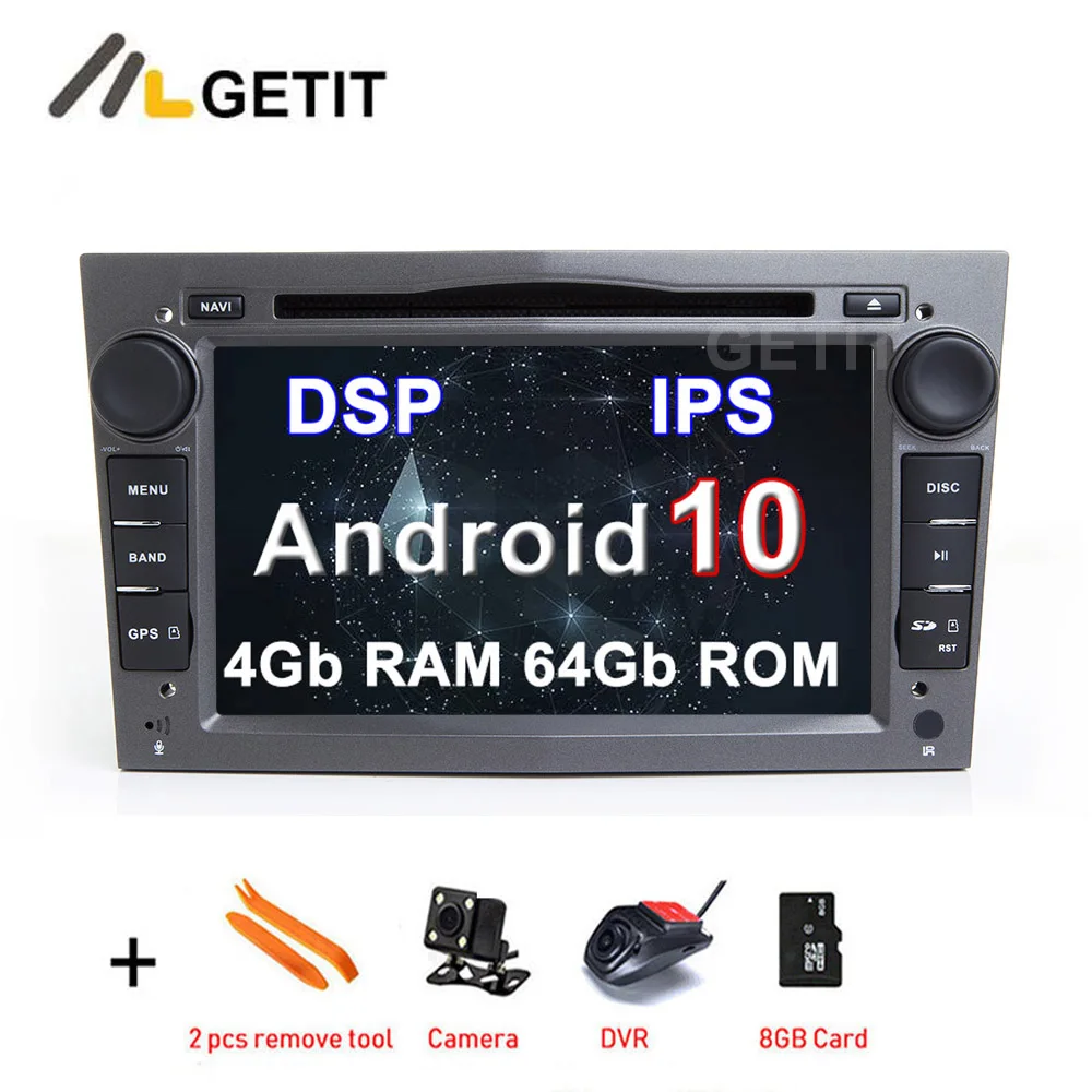 Автомобильный мультимедийный DVD плеер IPS DSP Android 10 для Opel Vauxhall Astra H G J Vectra Antara Zafira Corsa