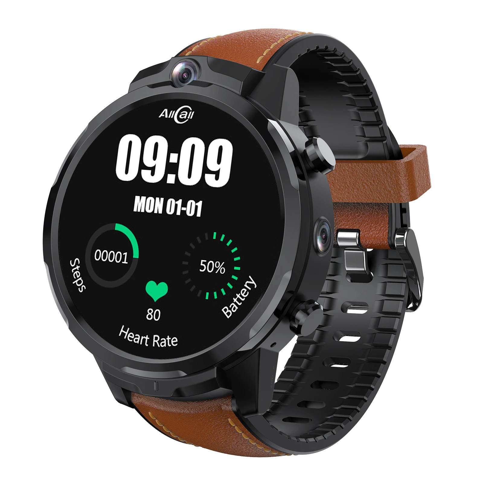Смарт часы AllCall Awatch GT2 мужские с GPS трекером 2 4G глобальная частота SIM карта Wi Fi