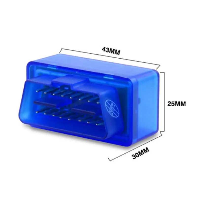 Автомобильный диагностический сканер OBD2 Super Mini адаптер OBDII ELM327 V2.1 Android Bluetooth