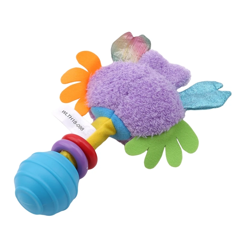 

Baby Rattles Plush Infant Baby Toys Octopus Plush Toys Hand Rattles Cute Crab Toy for Baby