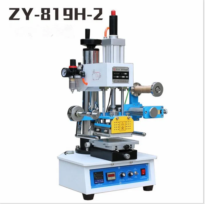 

ZY-819H-2 автоматическая промышленная машина горячего тиснения фольги, кожаный логотип/деревянные Марки/фирменные карты, кожа embossor 220V