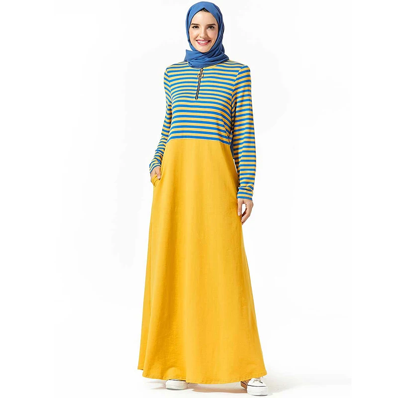 Abaya кафтан искусственное мусульманское платье мусульманская одежда для женщин
