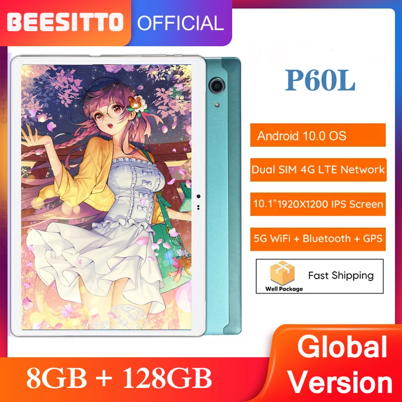 

10-дюймовый планшет с восьмиядерным процессором, ОЗУ 8 Гб, ПЗУ 10,0 ГБ, Android 128, 4G LTE, Wi-Fi