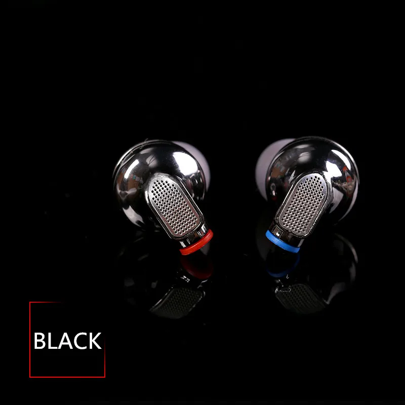 SENFER DT6 PRO 1DD+ 2BA гибридные наушники в ухо HIFI DJ бег спортивные наушники съемный MMCX кабель V90 ZSN T2 V80 BL03 - Цвет: black with mic