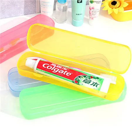 

1pcs Colorful Portable Travel Toothbrush Boxes Storage Box 5N1124