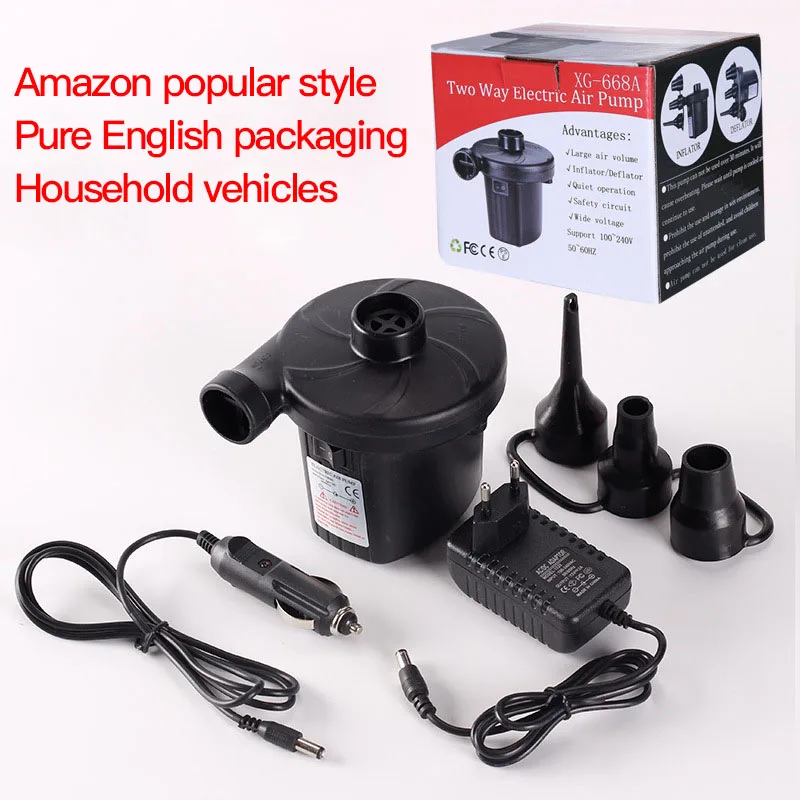 1 шт. портативный Перезаряжаемый электрический воздушный насос 100 240 В