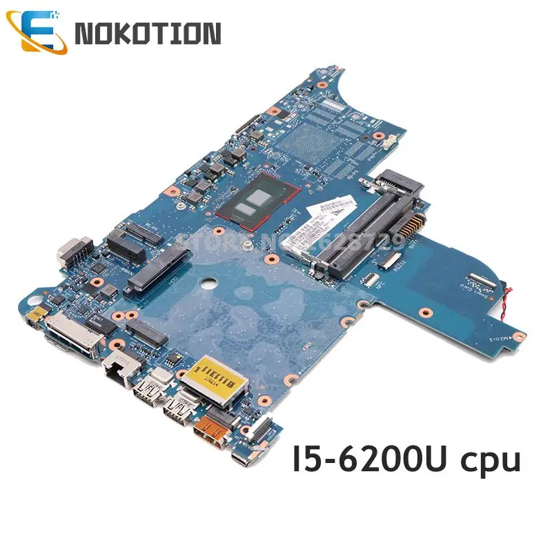 Материнская плата NOKOTION для ноутбука HP Elitebook 640 650 G2 I5-6200U CPU 6050A2723701-MB-A02 840716-601 840716-001