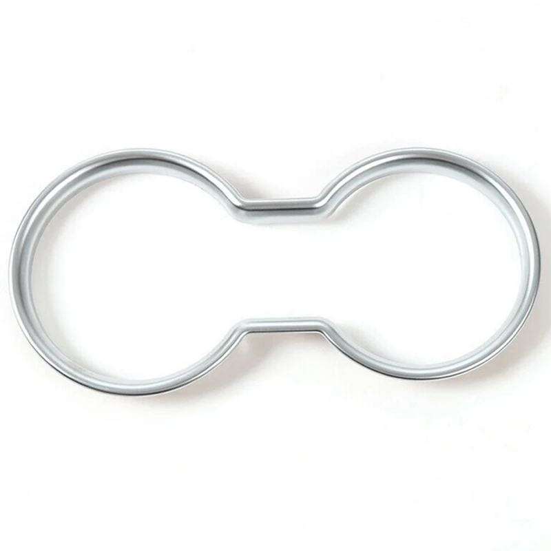 Автомобильный хромированный передний держатель для чашки воды декоративная