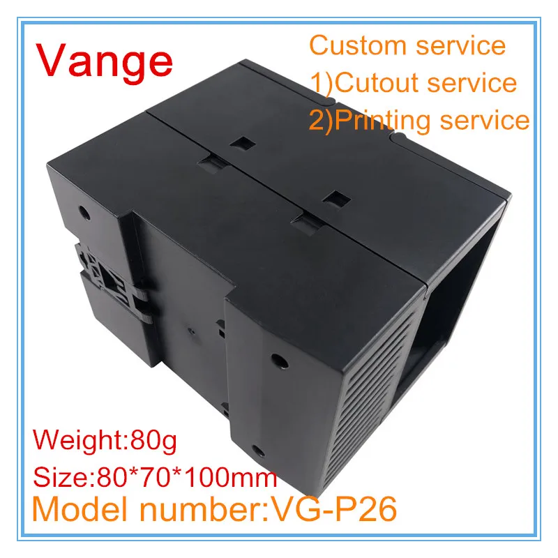 1 шт./лот пресс-форма экструдированная проекционная коробка 80*70*100 мм Черные