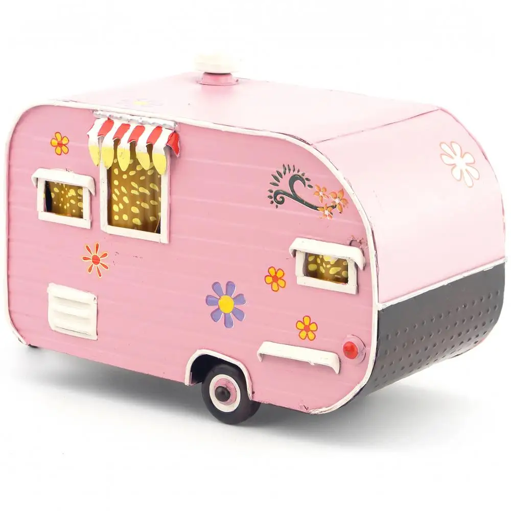 Железная ретро-модель автомобиля семейное украшение походный Автомобиль RV