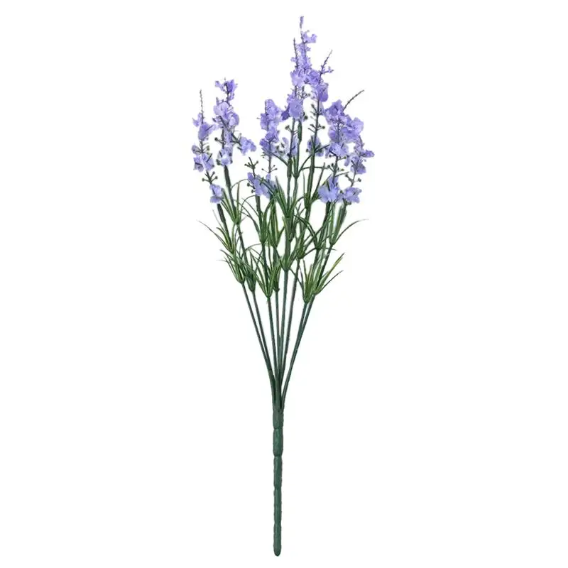 Романтика Прованс искусственный цветок фиолетовый Букет Лаванды с зелеными