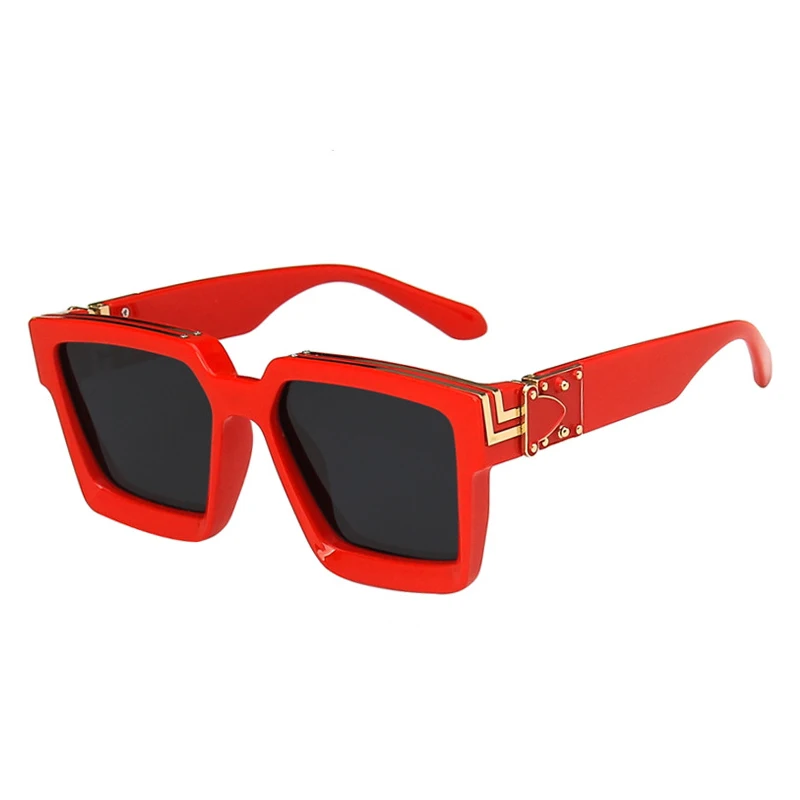 Солнечные очки в стиле панк для мужчин и женщин роскошные солнцезащитные