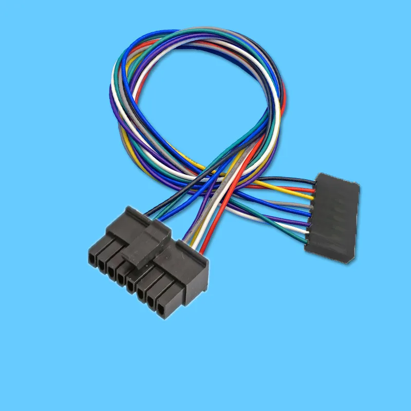 

20AWG 30CM 3.0 Molex Microfit extension 43640-0800 43645-0800 Cable Assembly Connector custom molex cable assembly 8 pin circuit