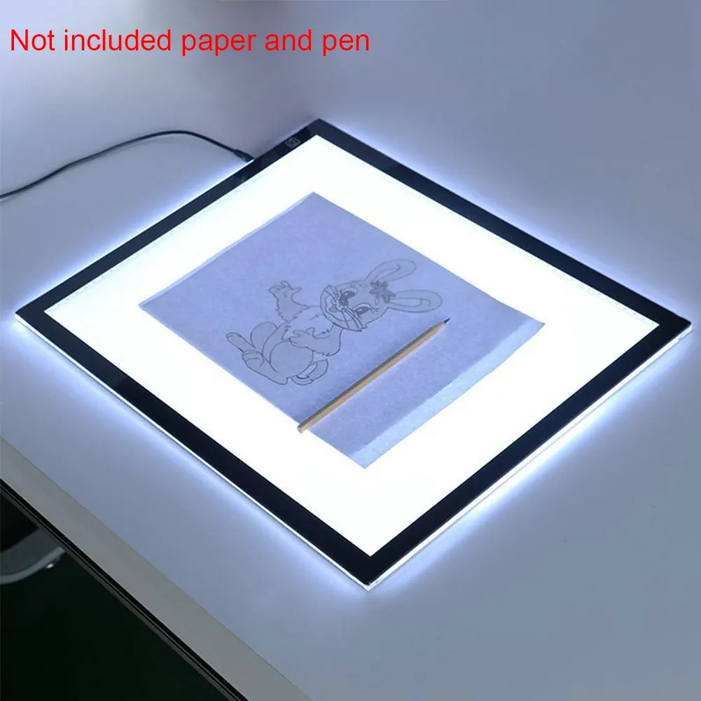 

A3 Table Drawing Board Artists Light Box Tracing Ultra Thin Adjustable Brightness Copy Art Stencil Pad Sketching Led