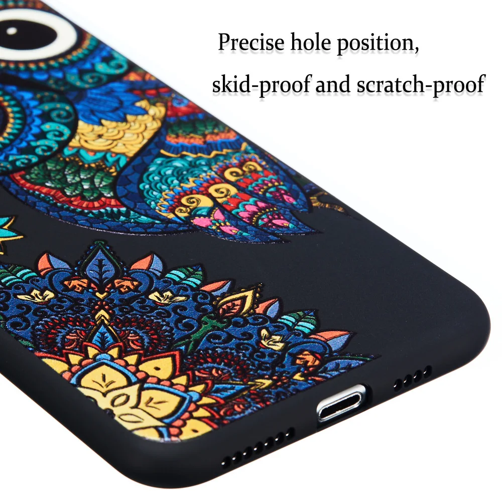 Painted Soft Silicone TPU Phone Case for iPhone 11 Pro X XS MAX XR 5 5S SE 6 6S 7 8 Plus Luxury Light Thin Cover |