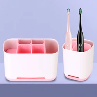 battery organizer stand shaving makeup brush storage case bathroom accessories toothpaste electric toothbrush holder
