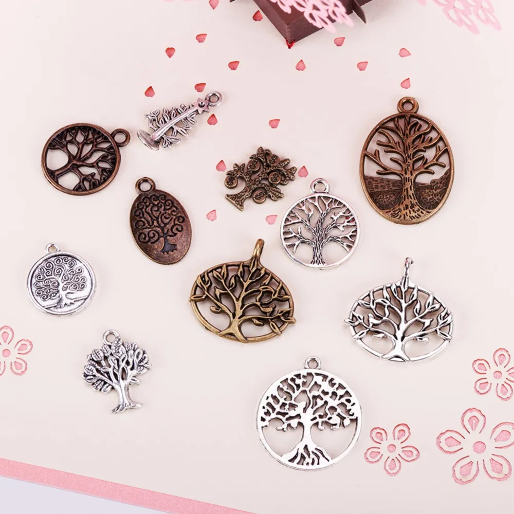 Подвеска Дерево жизни 68/150 шт./компл. подвеска сделай сам золото цвет белый и