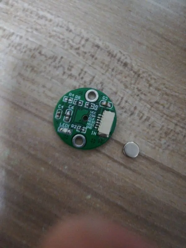 Магнитный кодировщик AS5048A отправляет магнит и свинцовый интерфейс SPI для