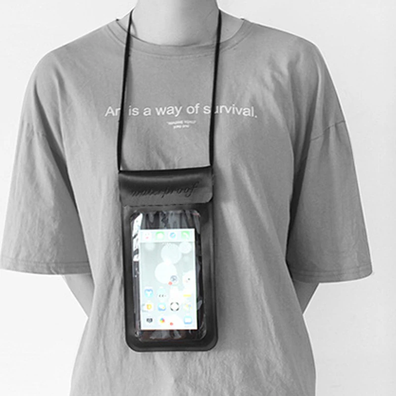 Water Sports Waterproof Mobile Phone Dry Bag Touch Screen Swimming Case Cellphone Pouch Holder Diving Surfing | Мобильные телефоны