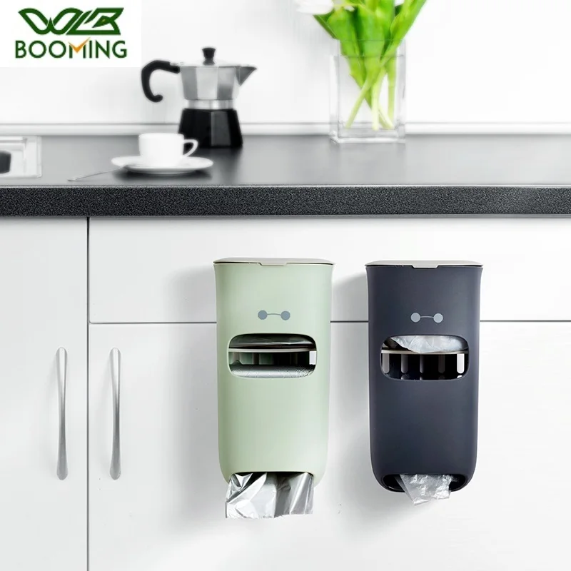 WBBOOMING мусорные пакеты органайзер для хранения настенная пластиковая корзина