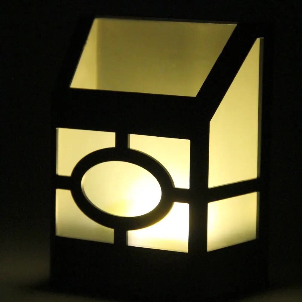 ICOCO светодиодный светильник на солнечной батарее с датчиком для забора стены