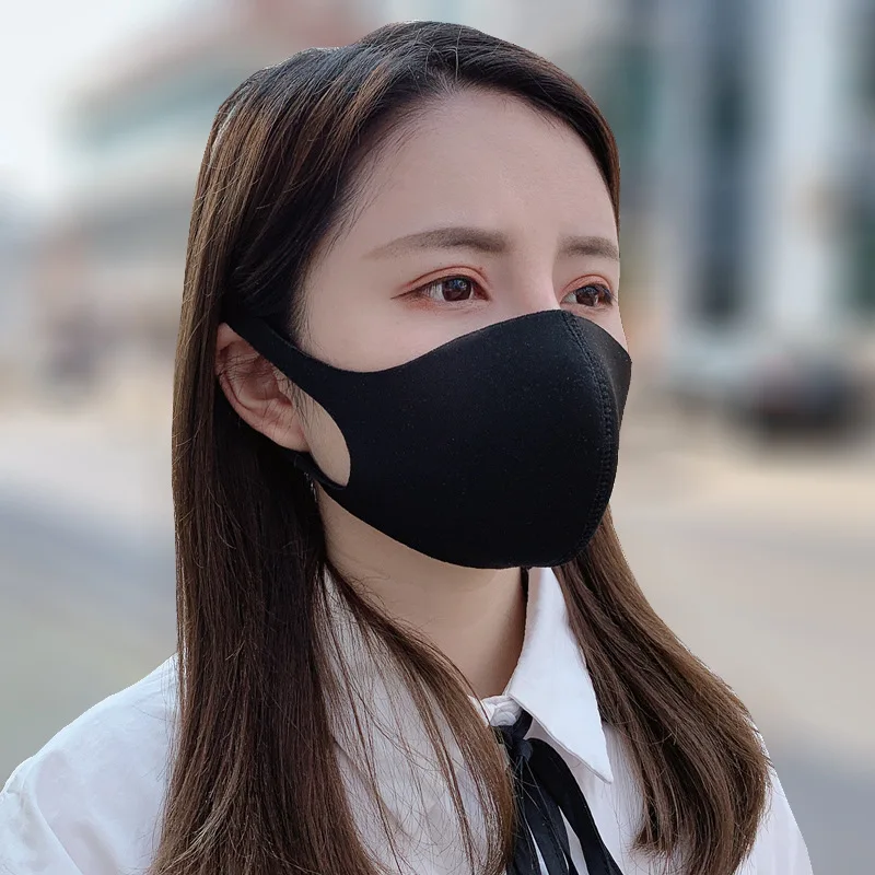 2 шт./лот Новая маска для лица тканевая моющаяся защитная унисекс дышащая