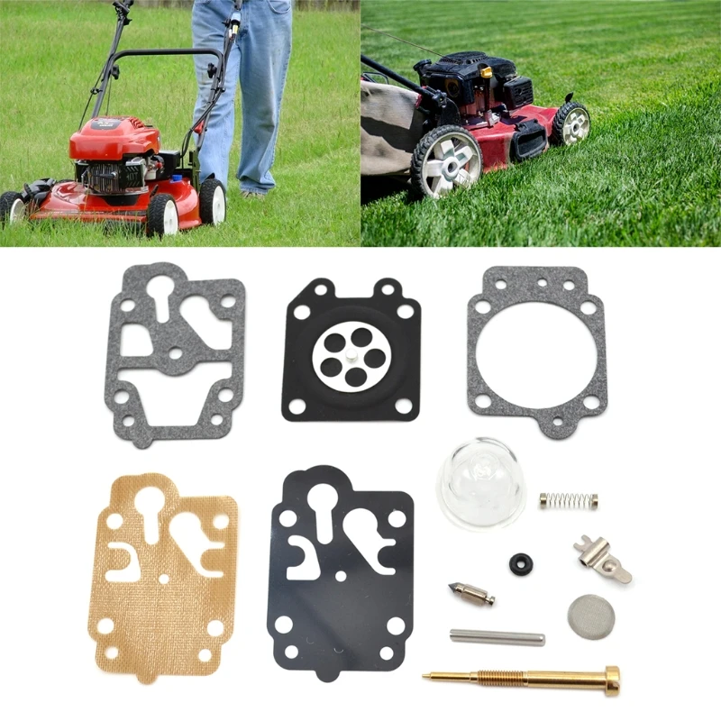 

Carburetor Diaphragm Grass Trimmer Gaskets Diaphragm Set Accessories Repair Kit for Carb GX135 139 26CC 33CC 43CC 52CC