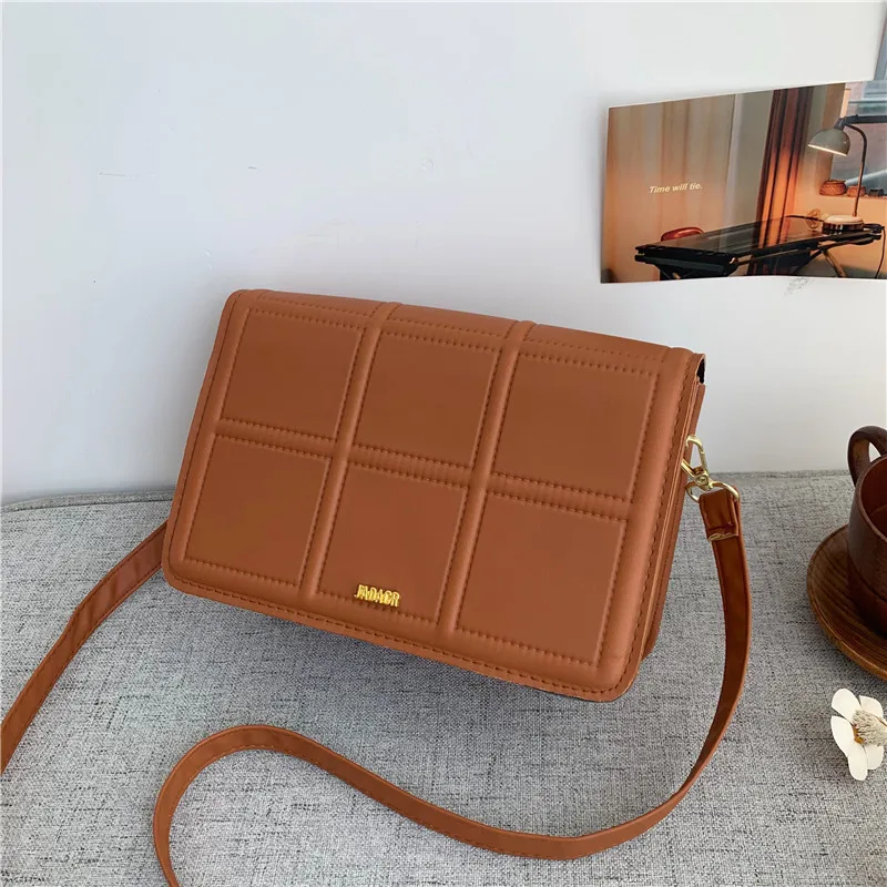 

Crossbody Shoulder Bag for Women 2021 New Small Square Underarm Bag Chain Fashion Simple Texture Texture Sac Epaule Bolso Mujer