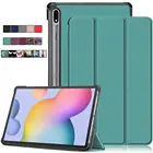 Складной кожаный магнитный чехол для Samsung Galaxy Tab S8 Ultra S7 Plus S7 FE 2021 X200