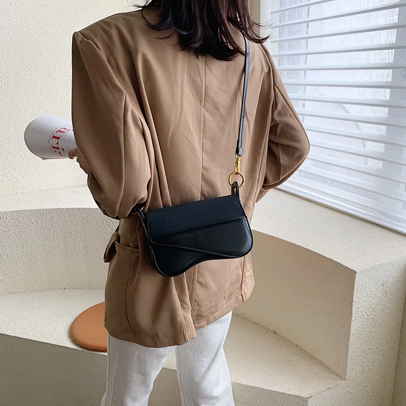 Винтажные сумки во французском стиле женские дизайнерская модная седельная