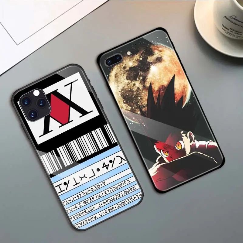 Чехлы для iPhone 11 Pro Max SE 2020 X XS XR 8 7 6 6S Plus TPU черный чехол из закаленного