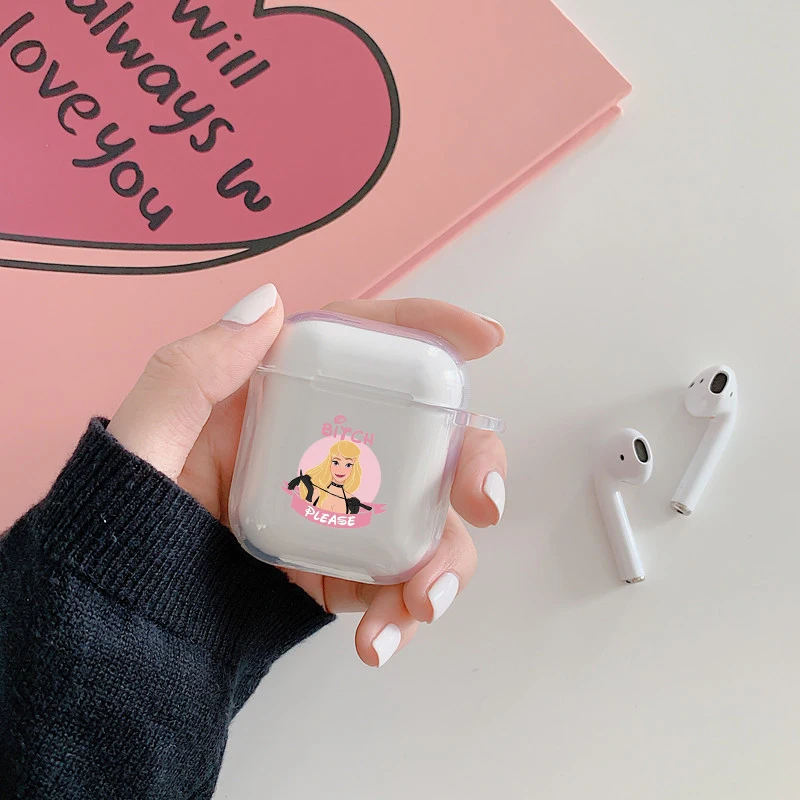 Забавный Модный чехол для Airpods 2 1 наушников мягкий карамельного цвета |