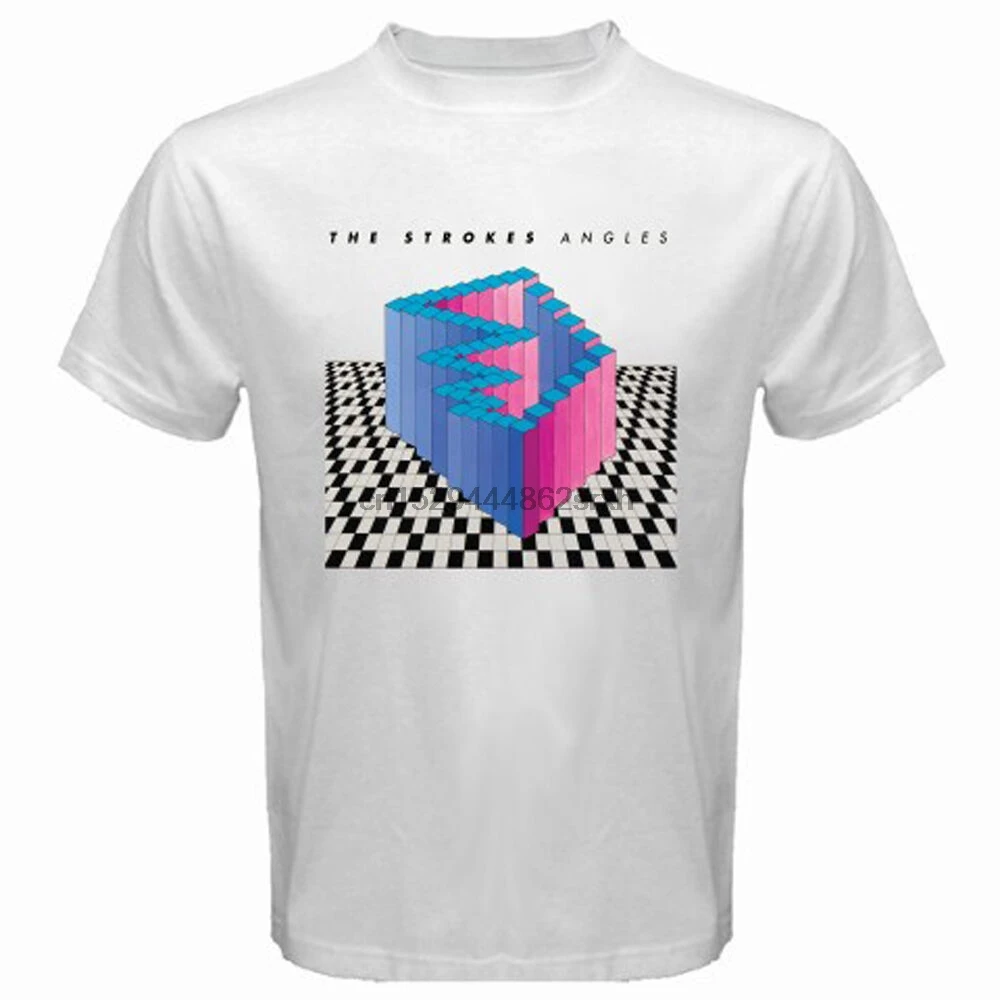 Новинка мужская белая футболка панк рок группы The ударов размеры от S до 3XL|Мужские