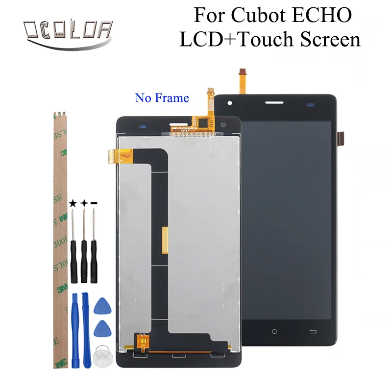 Ocolor для Cubot ECHO ЖК-дисплей и сенсорный экран 5," сменная сборка с инструментами+ клей для Cubot ECHO аксессуары для телефонов