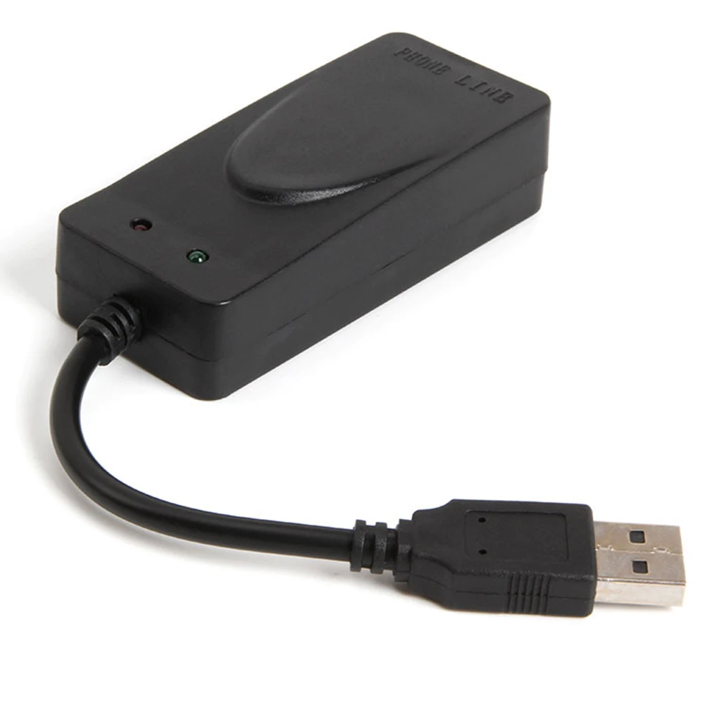 Телефонный факс двухпортовый адаптер для передачи данных 56 K внешний