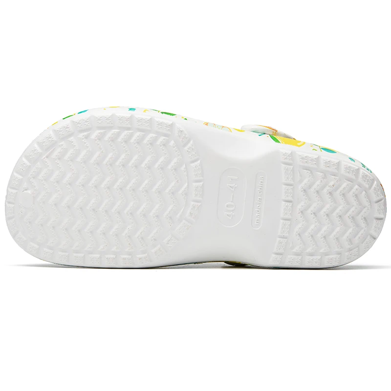 

Fruit Lemon Summer Style Women Sandals Fashion EVA Clogs Lightweight Beach Slippers Women Outdoor Garden Clog Water Mules Shoes