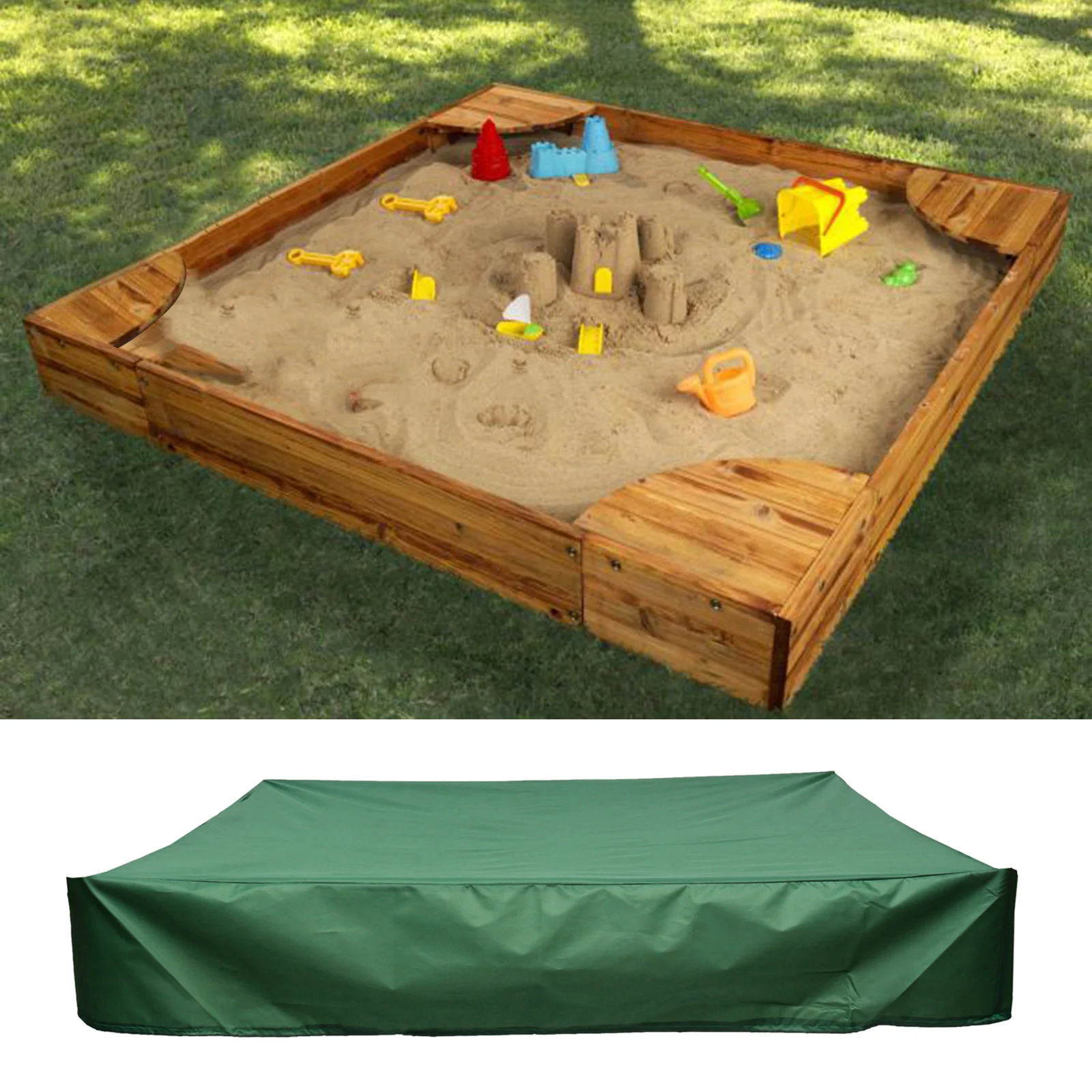 

Protection Sandbox Cover Sandpit Water-Proof Dirt Proof Tarpaulin Cloth for Furniture Traveling Camping Picnic Outdoor