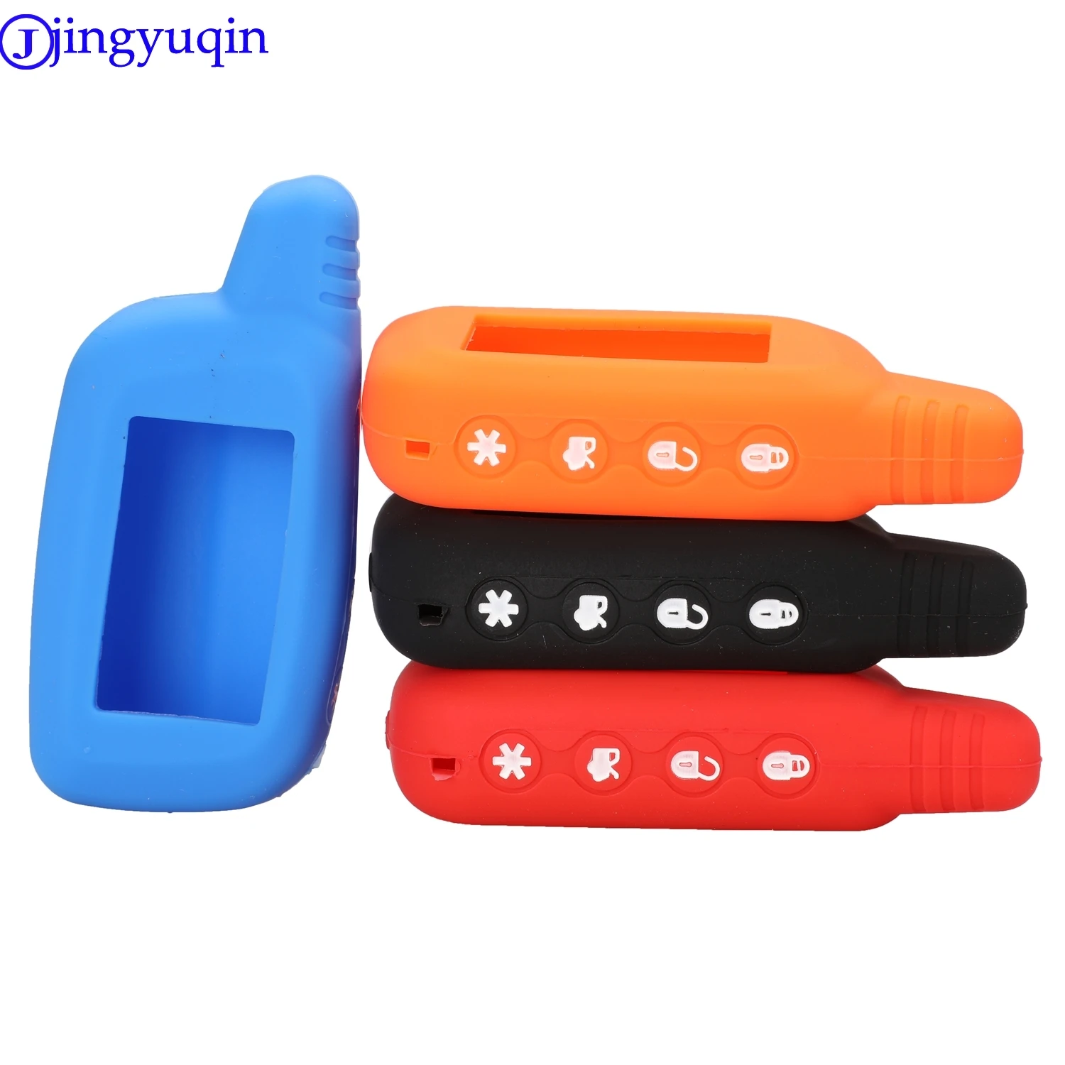 Силиконовый чехол для ключей от машины jingyuqin для Panther SLK 300 SLK 350 400 450 600RS 625RS 650RS 675RS 2 Автомобильная сигнализация с ЖК-дисплеем